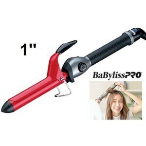 BaBylissPRO TT Tourmaline and Ceramic Curling Iron with 40 heat settings - 1''